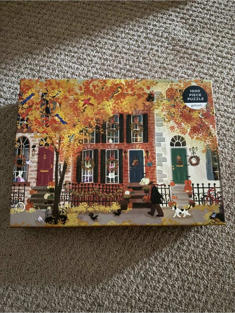 Autumn Town 1000-Piece Jigsaw Puzzle - Fall Colors